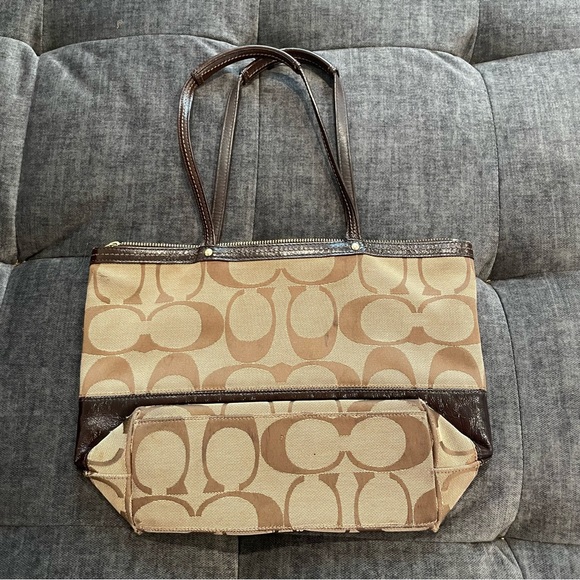 Coach City Tote Shoulder Bag - Picture 2 of 11